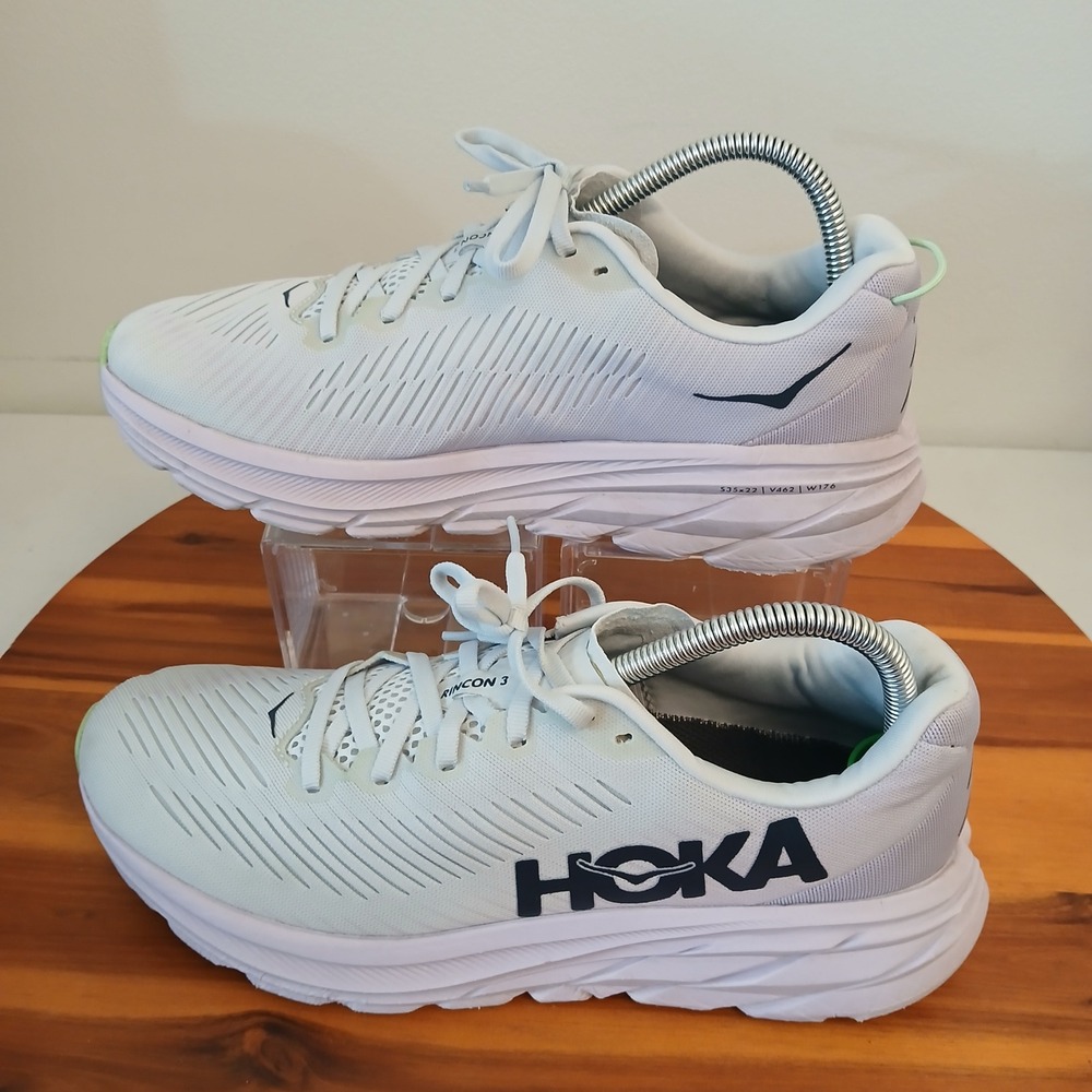 Hoka Rincon 3 Women 9.5B Blue Running Shoes Sneakers 1119396 PAOH